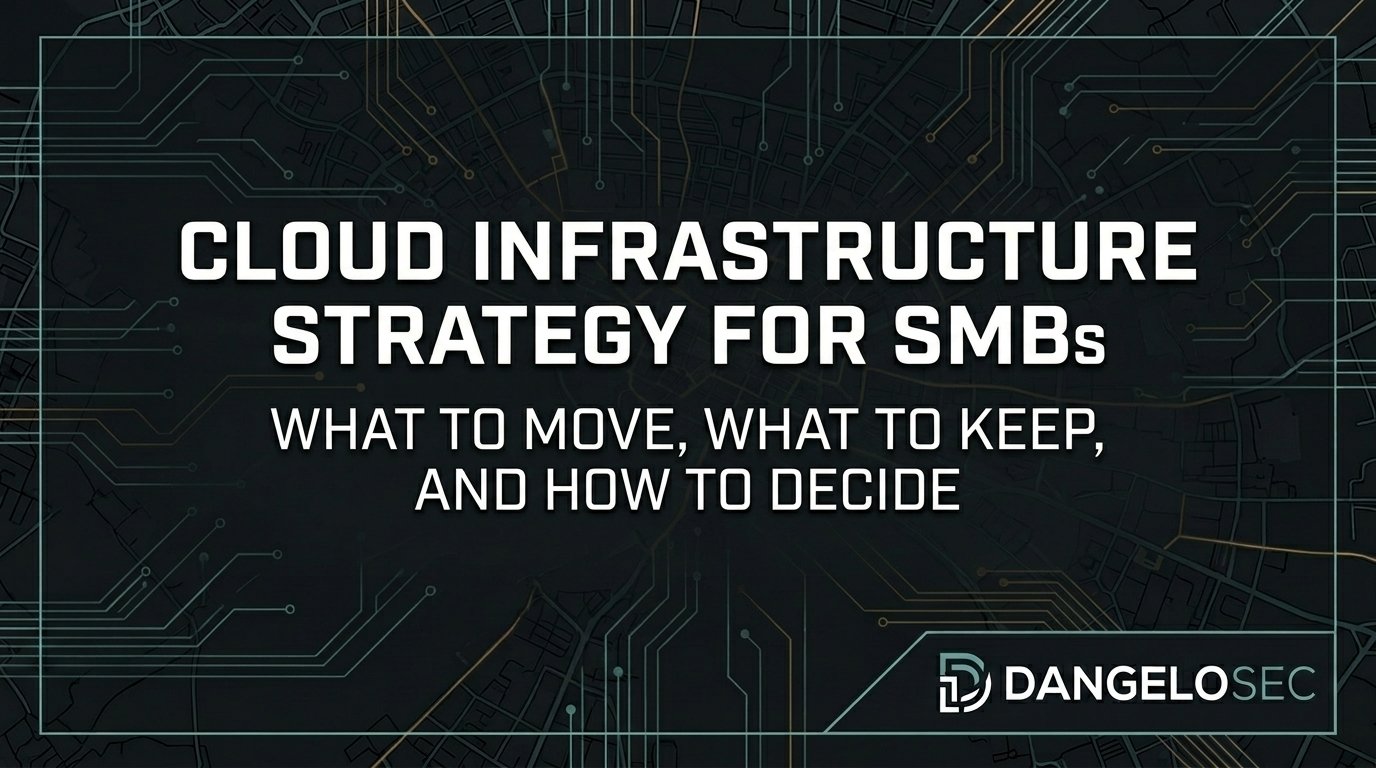 Cloud Infrastructure Strategy for SMBs: What to Move, What to Keep, and How to Decide