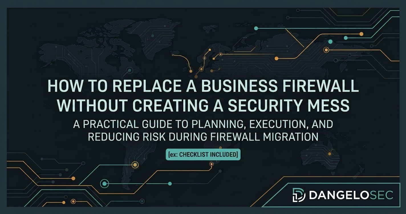 How to Replace a Business Firewall Without Creating a Security Mess